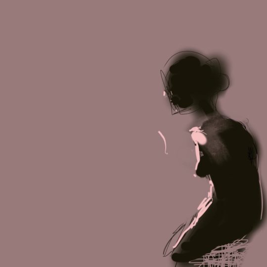 "Seated Female in Light" - A Digital Painting